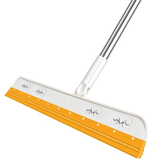 Wycieraczka do okien ze stali nierdzewnej na mokro i na sucho Podwójne zastosowanie Doskonała miotła obrotowa o 180 stopni Szybka miotła
