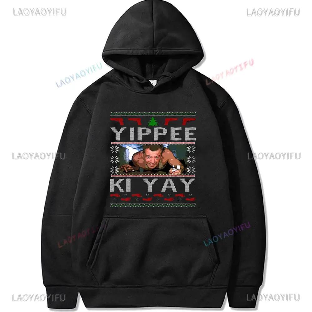 Absurd Ink Die Hard Christmas Hoodie Men Gifts Sportswear Pullover Men Clothing Sweatshirt Hoodies Harajuku Hoodies Winter Women