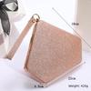 Trendy French Reflective Sequin Evening Bag – Stylish Handheld & Shoulder Bag for Weddings & Makeup