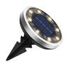 Solar underground light, outdoor waterproof LED ground plug lawn light, garden villa decoration courtyard light