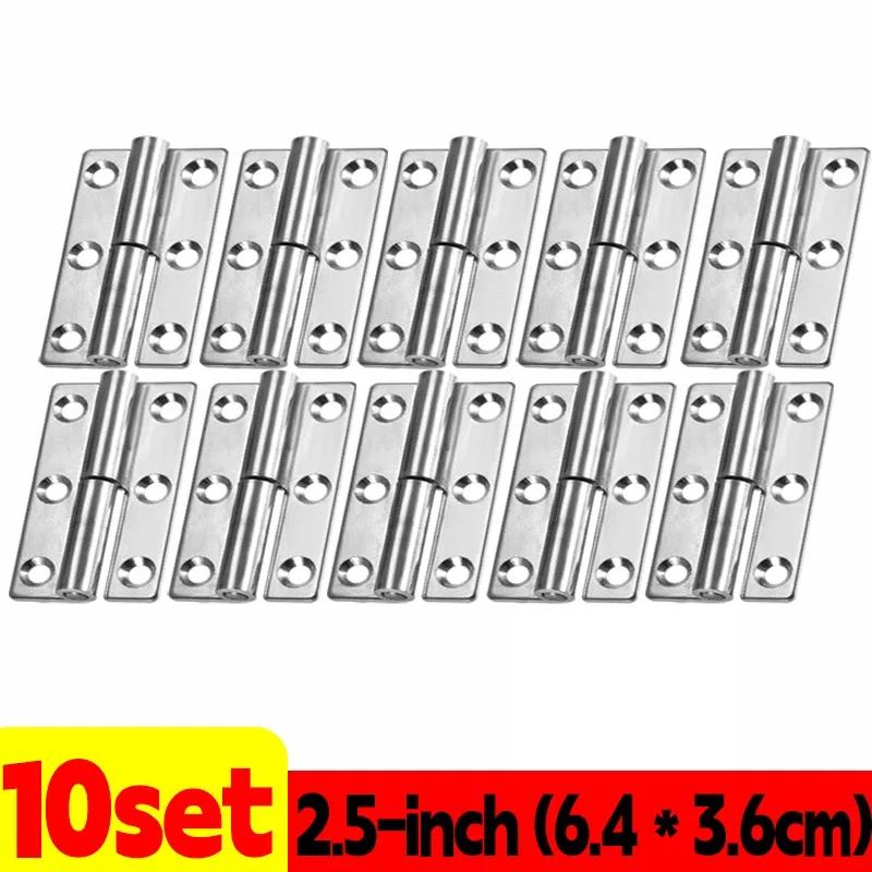 Stainless Steel Hinges Door Connector Universal Furniture Drawer Cabinet Fitting Hinge Detachable Furniture Hardware Accessories