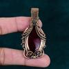 Red Fire Labradorite Pendant Copper Wire Wrapped Pendant Handmade Jewelry Real Gemstone Jewelry Unique Jewelry Gift for Mom Birthstone Gifts