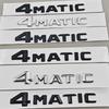 3D ABS Chrome Car Letters 4MATIC 4 MATIC Rear Trunk Badge Emblem For Mercedes Benz C E G S GLC GLS Class AMG Sticker Accessories