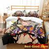 3D Print Arataki Ltto Bedding Set Single Twin Full Queen King Size Genshin Impact Bed Set Adult Kid Bedroom Duvet Cover Sets