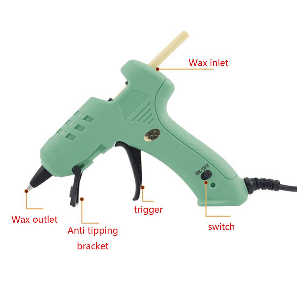 Anti-Drip Glues Guns for Home DIY School Craft Project Hot Glues Guns, Mini Hot Glues Guns Fast Heating Small Glues Guns