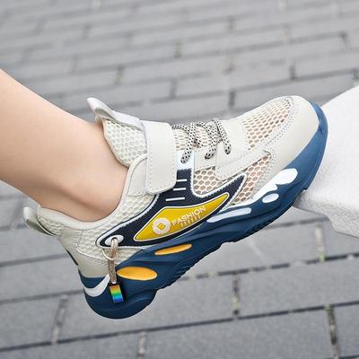 Boys' Shoes Single-mesh Breathable Children's Sports Running Shoes