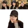 Trendy Korean Style Soft Top Baseball Cap For Women Adjustable Sun Protection