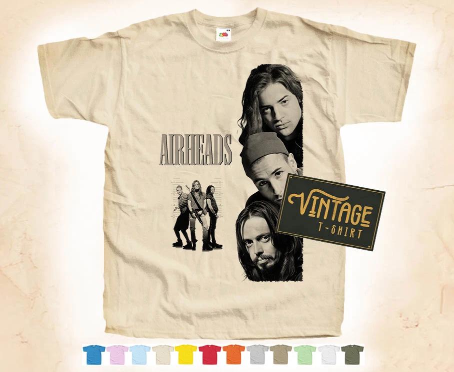 

Black Print AIRHEADS V1 T SHIRT TEE Vintage Poster Natural 12 Colors XL