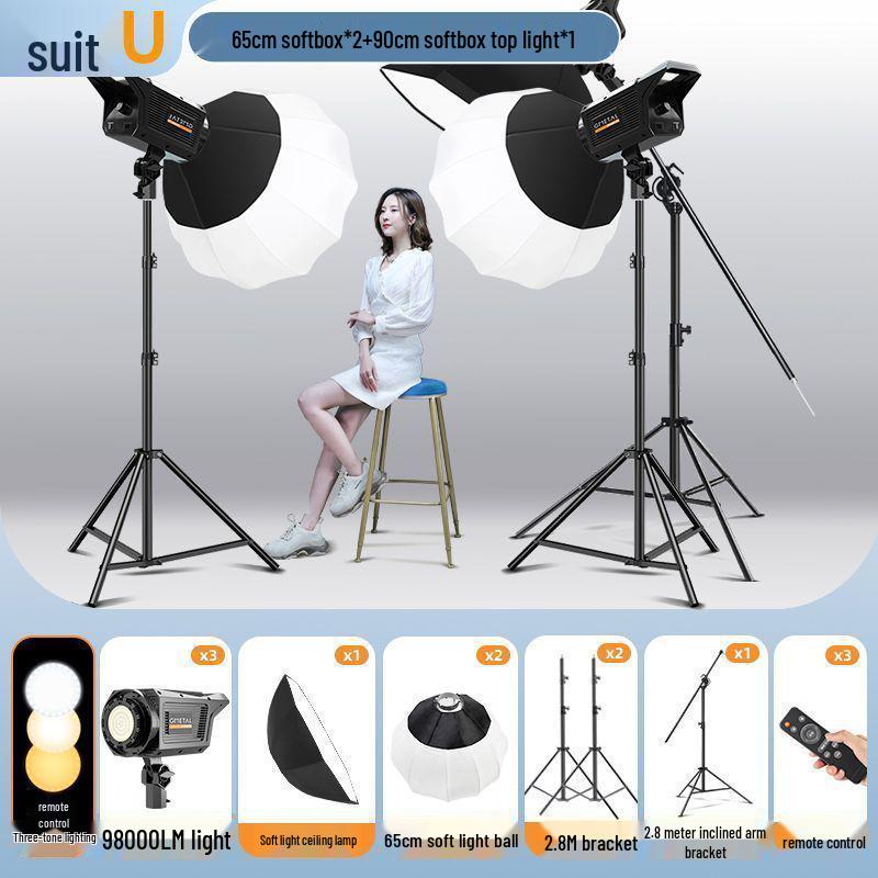 Octagonal Parabolic Softbox Set for Professional Indoor Photography