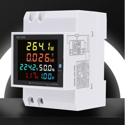 6IN1 Function Digital Multi-function Meter LED Display Voltage Current Electric Energy Meter 110V 220V 380V 100A
