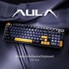 AULA F99PRO Gaming Mechanical Keyboard 99 Key Three Mode Wireless Swappable Gasket Structure Custom Keyboard with Media Knob