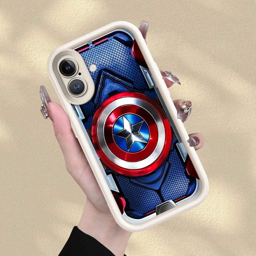 Handyhülle für iPhone XS Max 15 16 14 Plus 16e XR 17 Air 13 12 11 Pro Max Weiche Hülle Marvel Ironman Sipiderman