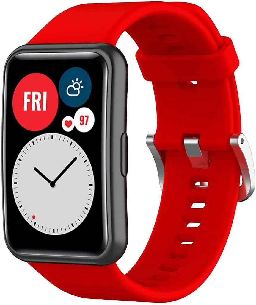 Silicone Strap For Huawei Watch Fit Original Smartwatch Replacement Band Belt Watch Accessories For Huawei Watch Fit New Corre