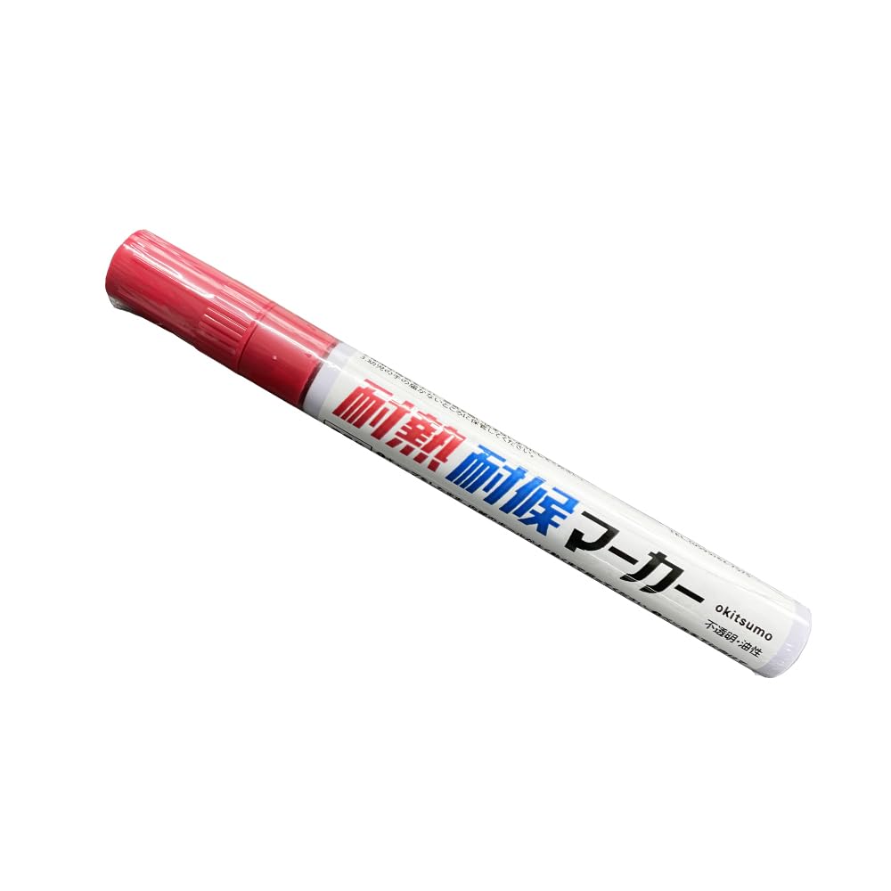 okitsumo heat resistant paint okitsumo heat resistant weather resistant marker красный