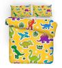 Little Dinosaur Series 3D Digital Printing, Bedding Three-Piece Quilt Cover, Bed Cover