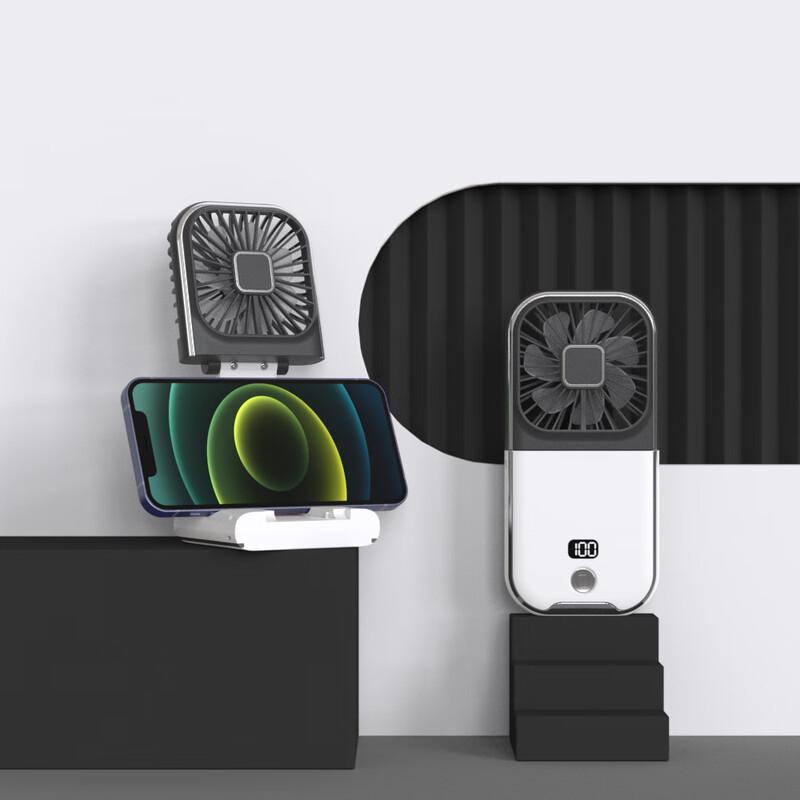 Portable Foldable USB Desk and Neck Fan