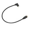 8K 60Hz Micro HD Multimedia Interface Cable Right Elbow Micro HD Multimedia Interface Male to Male Cord OD4.0mm