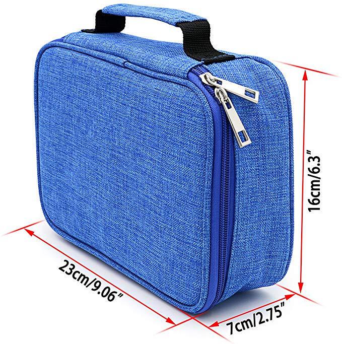 Estuche impermeable de gran capacidad para lápices - Organizador de bocetos y papelería para estudiantes - 72 colores