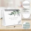 Aesthetic Desk Calendar 2026-2027 - Runs from June 2026 until July 2027 - Beautiful Small 26-27 Flip Desktop Calendar for Easy Organizing