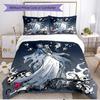 3pcs Duvet Cover Set (1*Duvet Cover + 2*Pillowcase, Without Core), Corpse Bride Print Soft All‑Season Bedding Set, Home Bedroom Decor Gift