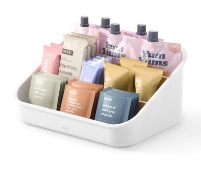 Umbra Bellwood Packet Kitchen Storage Organizer, White/Natural,