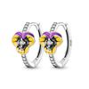 Women's Spring 925 Silver Butterfly Dragonfly Flowers Color Romantic Sweet Earrings Fit for Party Delicate Gift Jewelry