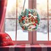 Christmas Decorations Indoor Hangable Festive Ornaments For Christmas Tree Pendants 2D Acrylic Santa Claus For Indoor Outdoor