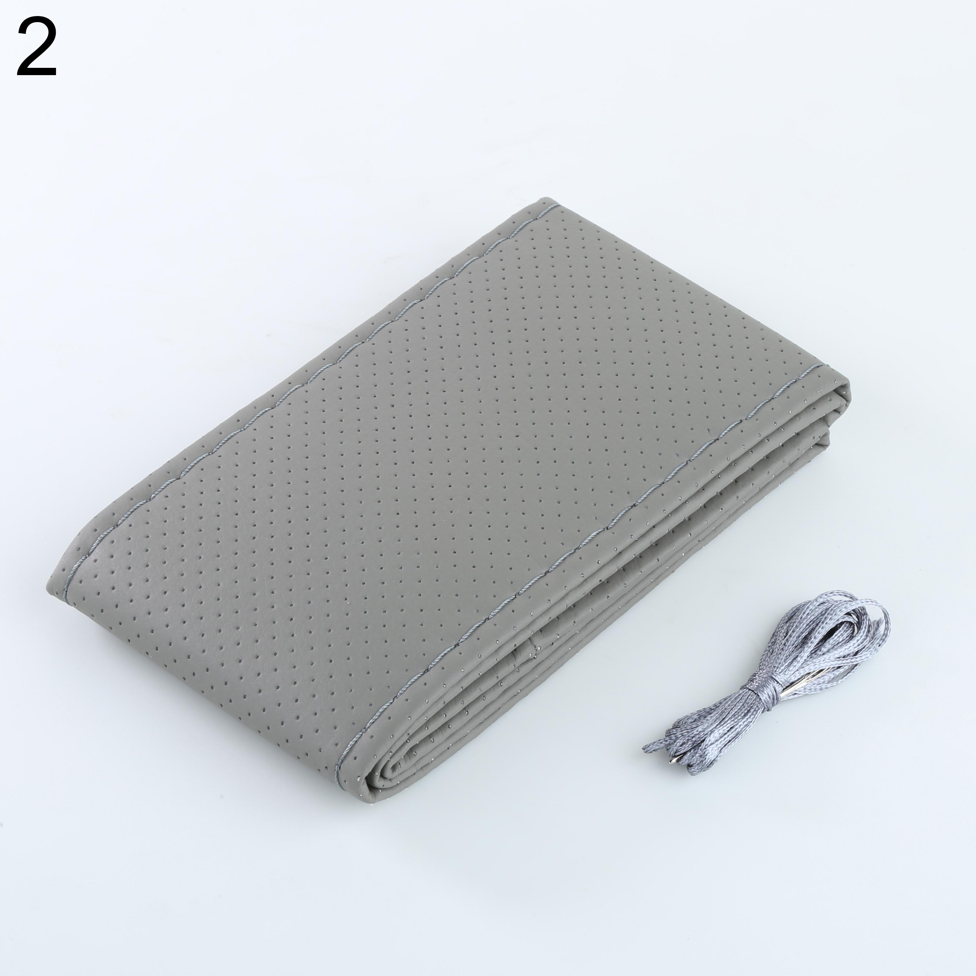 

Новый кожаный чехол на руль автомобиля своими руками с иглами и нитками, 3 цвета на выбор