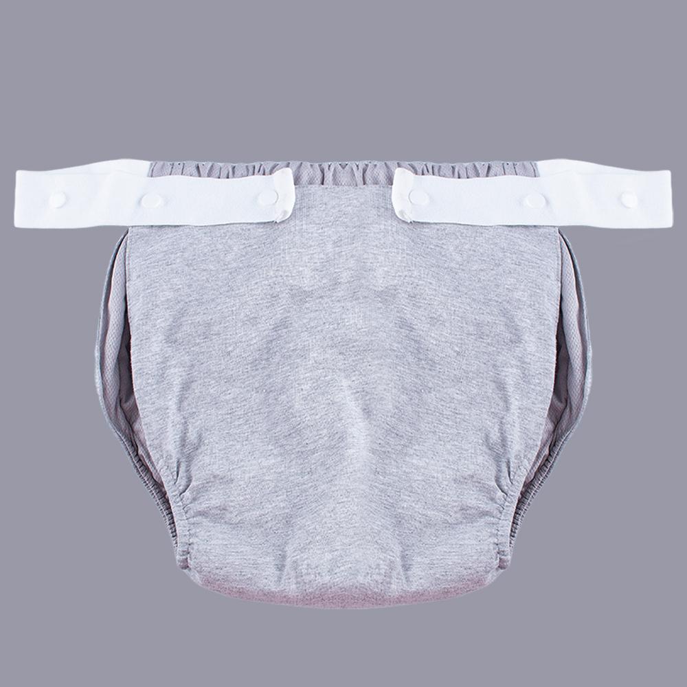 1PC Washable Reusable Adult Cloth Diaper Cut-outs Design On Both Sides Breathable Comfortable Cool Lining Diaper