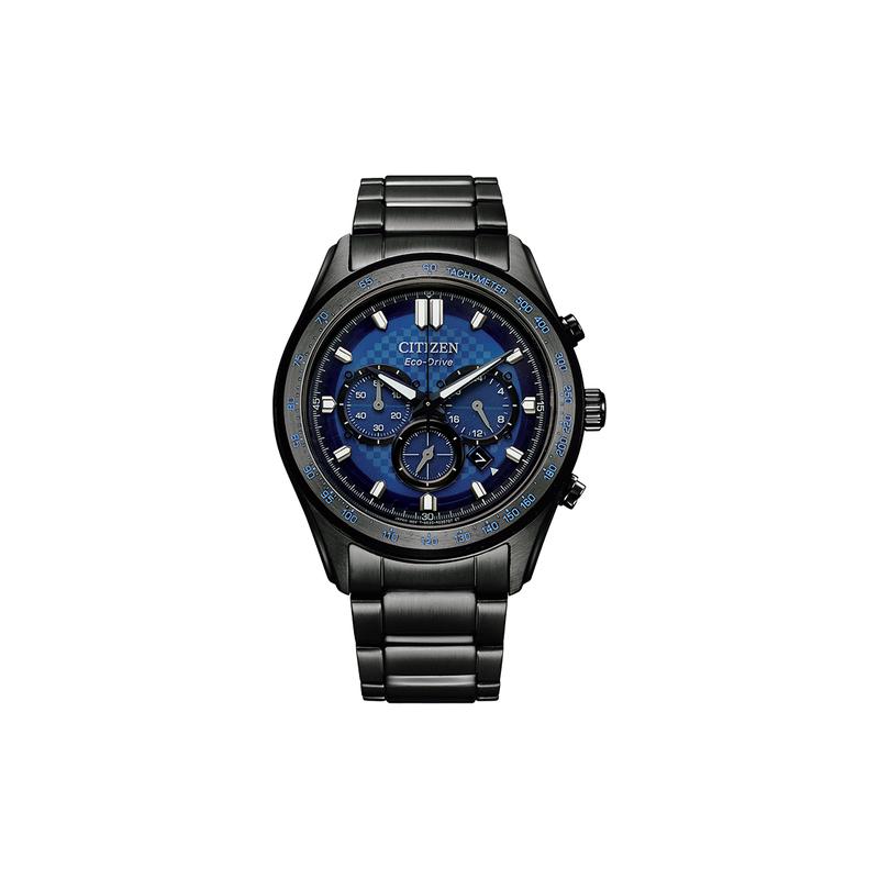 

CITIZEN Eco-Drive Series Fashionable Business Waterproof Solar Quartz Steel Strap Men s Watch Blue Dial CA4459-85L синій