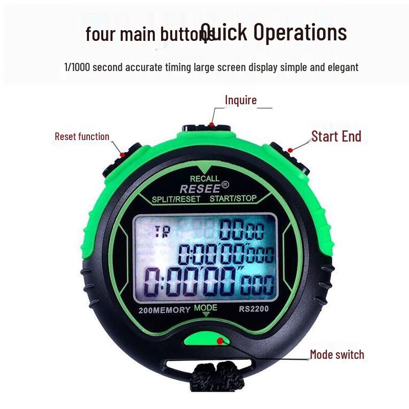 MR MOOSE Waterproof Sports Stopwatch