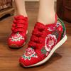 Premium Quality Casual Sports Fashion Inside Increases Chinese Embroidered National Shoes Sneskers For Women
