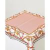 Daks Silk Pink Chain Pattern Square Scarf Dcsc1f142