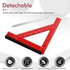 Right Angle Ruler 2 In 1 Triangle Versatile Easy Use Woodworking Square Protractors Measuring