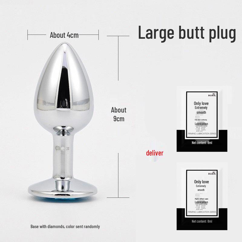 Metal Anal Plug: Beginner-Friendly Expander for Adults, Men & Women - G-Spot Massage, Dominance Play, and Punitive Toy