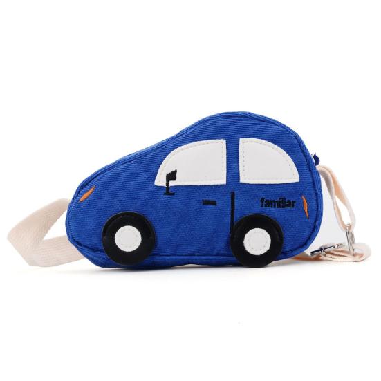 

Практичная детская сумка через плечо из износостойкого вельвета для хранения вещей синий