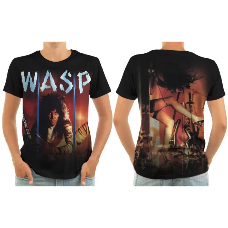T-shirts Rock W.A.S.P Impression 3D Streetwear Hommes Femmes Mode Manches Courtes T-shirt Hip Hop T-shirts Enfants Hauts Vêtements Homme