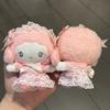 My Melody Lolita Dress Up Plush Doll Pendant For Girls Bag Decor