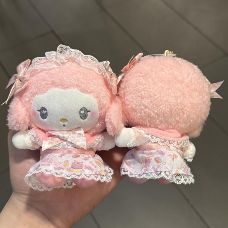 My Melody Lolita Dress Up Plush Doll Pendant For Girls Bag Decor