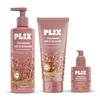 PLIX- THE PLANT FIX Flaxseed Ultra Smooth Combo | Shampoo, Conditioner & Anti-Frizz Serum | Plant Keratin PF | Flaxseed Oil | Argan Oil | Smoothe