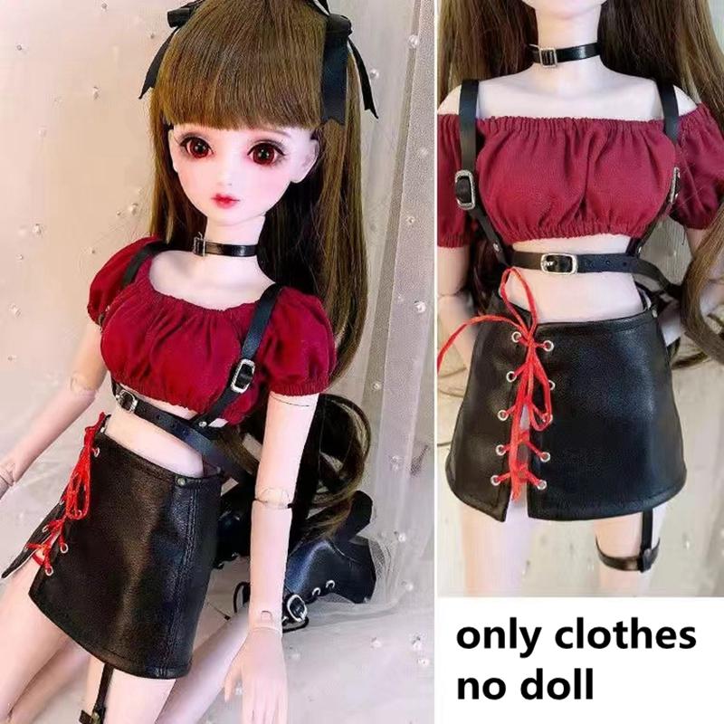 60CM BJD Puppe Niedliche Kleidung Nur Puppenkleidung für 1/3 Puppenzubehör DIY Kinderspielzeug Kawaii Mode Puppenzubehör Spielzeug
