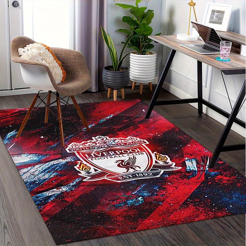 1pc Liverpool Football Club,You'll Never Walk Alone Office Carpet Soft Polyester Entrance Carpet Was