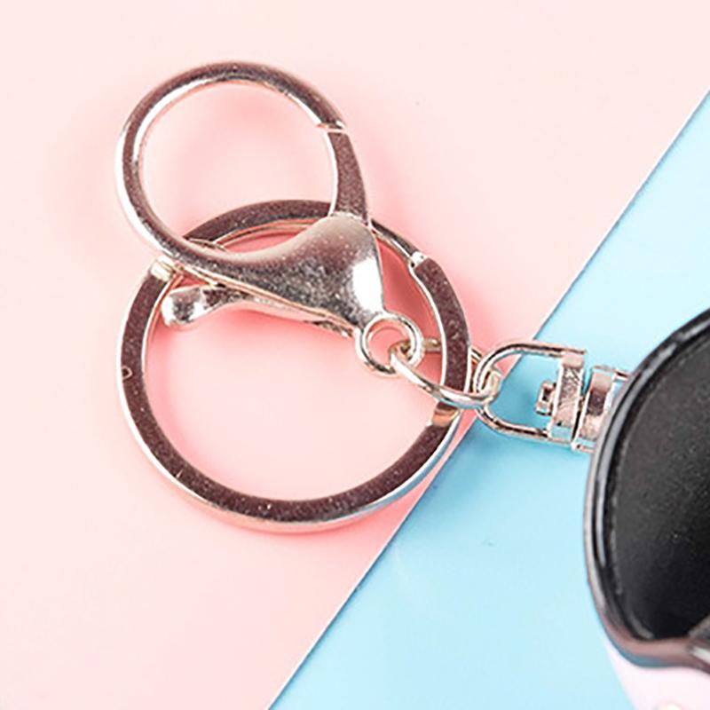 

Motorcycle Club Helmet Keychain Bags Pendant Car Interior Ornament Keyrings Gift