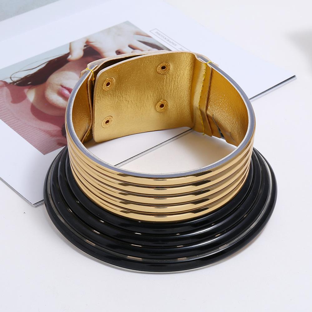 European and American Popular Jewelry Long Neck Ethnic Style Exaggerated Personality Metal Collar
