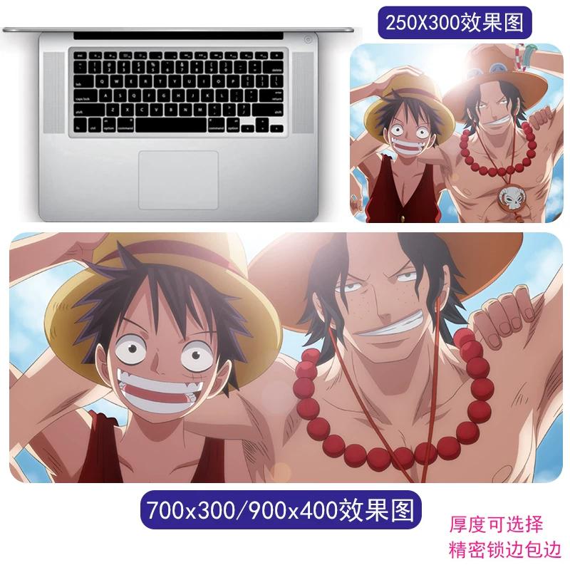 Cartoon Anime ONE PIECE Mouse Pad Oversized One Piece Roronoa Zoro Monkey D. Luffy Animation Game Office Computer Desk Mat Two-dimensional Peripheral