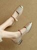 Guofeng Spring 2025 Retro French Low-Cut Mary Janes: Lightweight & Versatile.