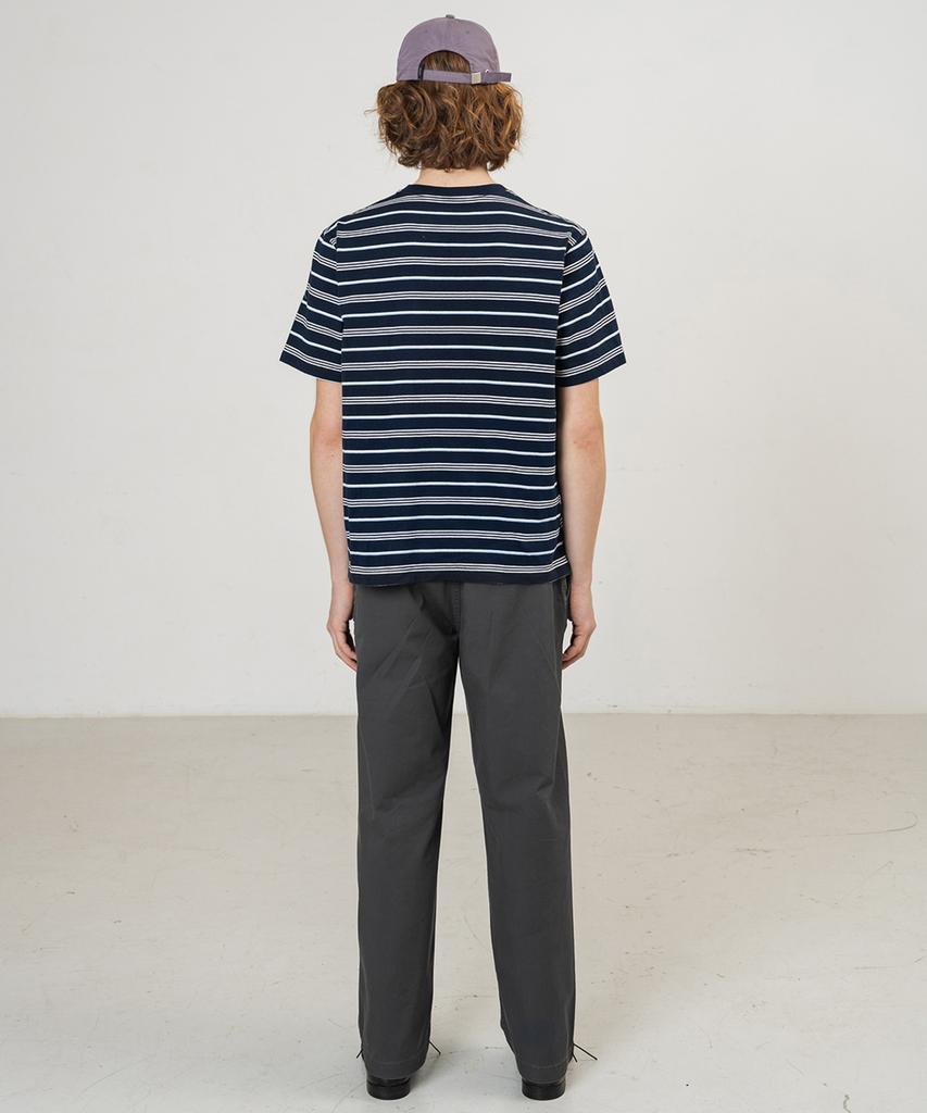 SHIRTER Fine Stripe T-Shirt (Stripe Navy)