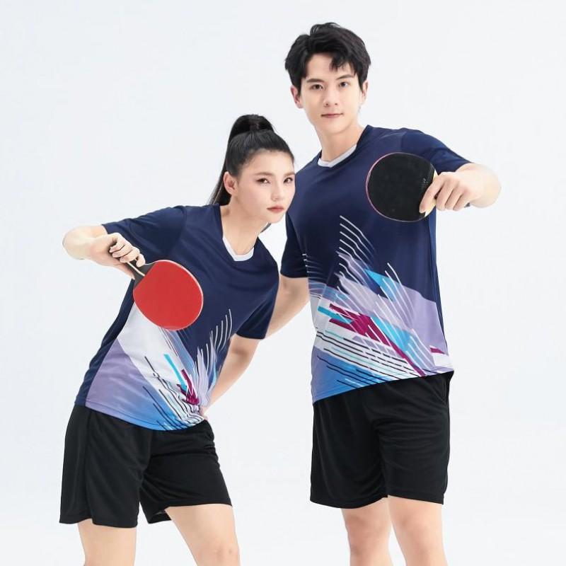 Quick-Dry Kids Adult Badminton Tennis Sport Set Unisex Training Uniform Custom Print