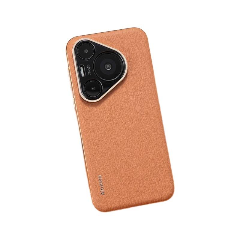 Suitable for Huawei Pura70pro+ Mobile Phone Case Business P70ultra Anti-fall All-inclusive Men and Women 70 Leather Case