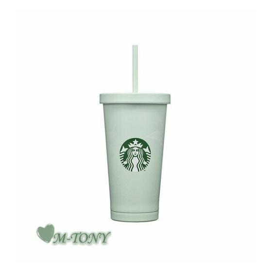 Starbucks Starbucks Stainless Steel Siren Stopper Cold Cup Tumbler Mint SS Siren stopper cold cup532ml Overseas Limited Item/Not Released in